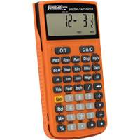 Johnson CALC-1500 High-Visibility Orange Building Calculator with Rugged Case