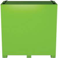 Jobox By Crescent CJBPPE60 Armoire de rangement d'&eacute;PI sur place, Acier, Vert lime haute visibilit&eacute;