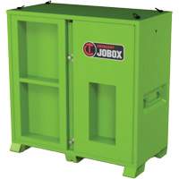 Jobox By Crescent CJBPPE60 Armoire de rangement d'&eacute;PI sur place, Acier, Vert lime haute visibilit&eacute;