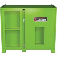 Jobox By Crescent CJBPPE72 Armoire de rangement d'&eacute;PI sur place, Acier, Vert lime haute visibilit&eacute;