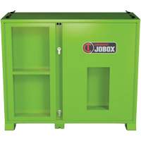 Jobox By Crescent CJBPPE72V Armoire ventil&eacute;e pour le rangement d'&eacute;PI sur place, Acier, Vert lime haute visibilit&eacute;