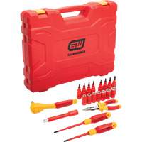 Gearwrench GWVDE20 3/8" Drive VDE Insulated Tool Set, 1000 V, 20 Pcs