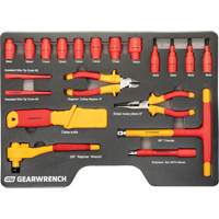 Gearwrench GWVDE39 VDE Insulated Tool Set, 1000 V, 39 Pcs