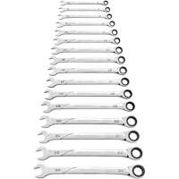 Gearwrench 86427 Jeu de cl&eacute;s 120XP Universal Spline XL, Combinaison &agrave; cliquet, 16 morceaux, M&eacute;trique