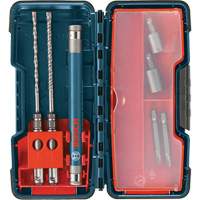 Bosch HC2309 Trousse de pose d'ancrages SDS plus Bulldog, 7 morceaux, Carbure