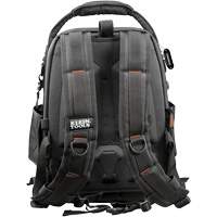 Klein Tools 55485 Tradesman Pro Tool Master Tool Bag Backpack, 11" L x 13-1/2" W, Black/Grey/Orange, Polyester