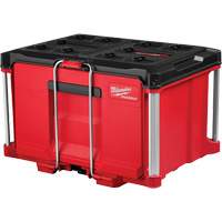 Milwaukee 48-22-8441 Boîte &agrave; outils avec un tiroir PACKOUT avec une capacit&eacute; de 50 lb, 16-3/10" x 22-1/5" x 14-3/10", Noir/Rouge