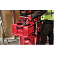 Milwaukee 48-22-8441 Boîte &agrave; outils avec un tiroir PACKOUT avec une capacit&eacute; de 50 lb, 16-3/10" x 22-1/5" x 14-3/10", Noir/Rouge