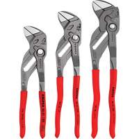 Knipex 00 20 06 US3 Jeu de pinces-cl&eacute;s noires avec plateau, 3 Morcea