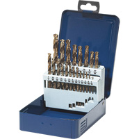 Walter Surface Technologies 01E621 Drill Bit Set, 21 Pieces, High Speed Steel