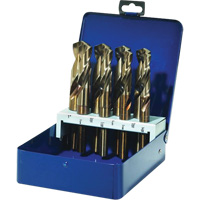 Walter Surface Technologies 01E708 Drill Bit Set, 8 Pieces, High Speed Steel
