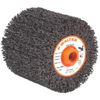 Walter Surface Technologies 07L440 FX Cleaning & Finishing Drum, 4-1/4" Dia. x 4" W, 5/8"-11 Arbor, Coarse Grit