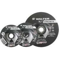 Walter Technologies Pour Surface 08E500 Meules &agrave; moyeu d&eacute;port&eacute; pour b&eacute;ton, 5" x 1/4", Arbre 7/8", Type 27