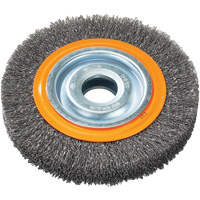 Walter Technologies Pour Surface 13B070 Brosse rotative, 7" dia., Fils 0,118", Arbre 1-1/4"