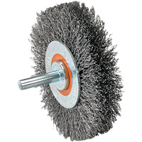 Walter Technologies Pour Surface 13C110 Brosse mont&eacute;e &agrave; fil, 1-3/8" dia., Fils 0,008", Arbre 1-1/4"