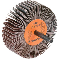 Walter Technologies Pour Surface 15F708 Disques &agrave; lamelles - Meules &agrave; lamelles Coolcut, Oxyde d'aluminium, Grain 80, 3" x 1" x 1/4"
