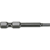 Apex AM-3MM 1/4" Metric Hex Power Bits, Hex, 3 mm Tip, 1/4" Drive Size, 1-15/16" Length