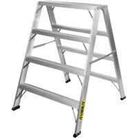 Featherlite 3704 Chevalet de sciage industriel, 4' ha x 34,6875" la x 39,50" pr, Capacit&eacute; de 300 lb, Aluminium