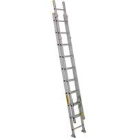 Featherlite 4220D Industrial Heavy-Duty Extension Ladders, 300 lbs. Cap., 17' H, Grade 1A