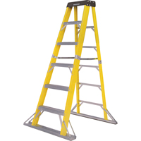 Featherlite 5910 Escabeau robuste grillag&eacute;s - s&eacute;rie 5900, 10', Fibre de verre, Capacit&eacute; 300 lb, Type 1A