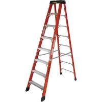 Featherlite 6808-AA Escabeaux industriels extra robustes (s&eacute;rie 6800 AA), 8', Fibre de verre, Capacit&eacute; 375 lb, Type 1AA