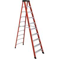Featherlite 6810-AA Escabeaux industriels extra robustes (s&eacute;rie 6800 AA), 10', Fibre de verre, Capacit&eacute; 375 lb, Type 1AA