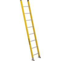 Featherlite 5608D Industrial Extra Heavy-Duty Straight Ladders (5600 Series), 8', Fibreglass, 375 lbs., CSA Grade 1AA