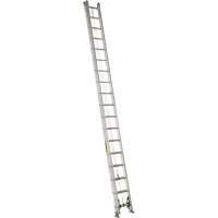 Featherlite 3236D &eacute;chelles droites/&agrave; coulisse industrielles & robustes, Cap 300 lb, 32' h, Calibre 1A
