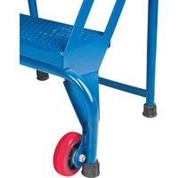 KLETON VC437 &eacute;chelle pliante portative, 3 marches, Perfor&eacute;, Hauteur 30"