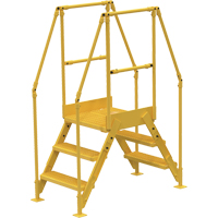 Crossover Ladder, 54-1/2" Overall Span, 30" H x 24" D, 24" Step Width  VC442 | TENAQUIP