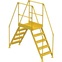 Crossover Ladder, 79 1/2" Overall Span, 50" H x 24" D, 24" Step Width  VC450 | TENAQUIP