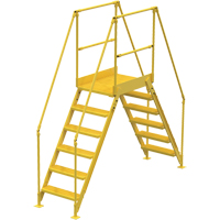 Crossover Ladder, 104" Overall Span, 60" H x 36" D, 24" Step Width  VC455 | TENAQUIP