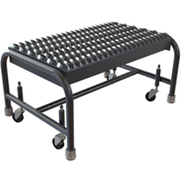 Tri-Arc Manufacturing WLAR001245 Rolling Ladder, 1 Steps, 24" Step Width, 10" Platform Height, Aluminum