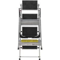 Tilt & Roll Step Stool Ladder, 4 Steps, 44.25" x 22.13" x 59" High  VD440 | TENAQUIP