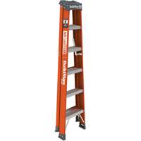Metaltech E-SLFB6T1A BuildMan&reg; Step Ladder, 6', Fibreglass, 300 lbs. Capacity, Type 1A