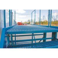 KLETON VD708 &eacute;chelle &agrave; neige, Acier, 10 Marches, 99" ha, 85-1/2" p, 48" Marche, Stri&eacute;