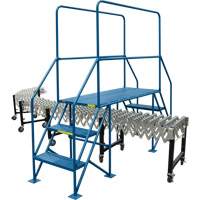 KLETON VD709 &eacute;chelles de liaison, 35-1/2" Port&eacute;e hors tout, 31-1/2" ha x 22" p, 22" Largeur de la marche