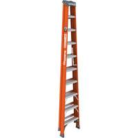 Metaltech E-SLFB10T1A Step Ladder, 10', Fibreglass, 300 lbs. Capacity, Type 1A