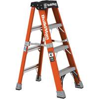 Metaltech E-SLFB4T1AA Step Ladder, 4', Fibreglass, 375 lbs. Capacity, Type 1AA
