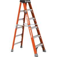 Metaltech E-SLFB6T1AA Step Ladder, 6', Fibreglass, 375 lbs. Capacity, Type 1AA