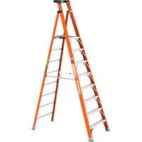 Metaltech E-PSFB8T1A Safespace Platform Step Ladder, 8', 300 lbs. Cap.