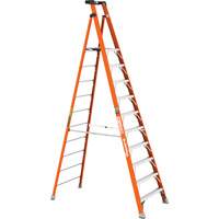 Metaltech E-PSFB10T1A Safespace Platform Step Ladder, 10', 300 lbs. Cap.