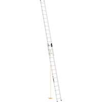 Metaltech E-ELA28T2 Jobsite Series Extension Ladder, 225 lbs. Cap., 28' H, Grade 2