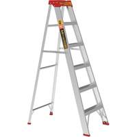 Metaltech E-SLA6T3 Step Ladder, 6', Aluminum, 200 lbs. Capacity, Type 3