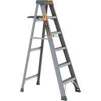 Metaltech E-SLF6TT2 Step Ladder with Paint Tray, 6', Fibreglass, 225 lbs. Capacity, Type 2