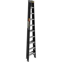 Metaltech E-SLF10TT1 Escabeau avec plateau &agrave; peinture, 10', Fibre de verre, Capacit&eacute; 250 lb, Type 1