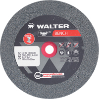 Walter Surface Technologies 12E325 Bench Grinding Wheels, 6" x 3/4", 1" Arbor, 1