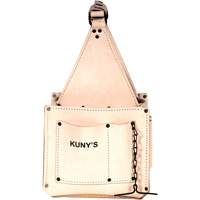 Kuny's EL-740 Porte-outils pour &eacute;lectricien et travaux d'entretien, Cuir, 17 pochettes, Beige