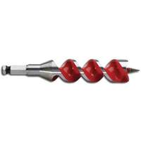 Milwaukee 48-13-1120 Ship Auger Drill Bit, 1-1/8" Diameter, 4" Flute, 7/16" Hex Shank