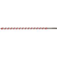 Milwaukee 48-13-5680 Longue m&egrave;che h&eacute;licoidale pour perceuse, Diam&egrave;tre de 11/16", Cannelure 15", Tige 7/16" hexagonal